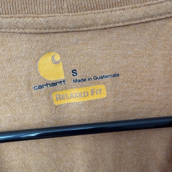Carhartt Tan Long Sleeve Workwear Shirt - Picture 6 of 8